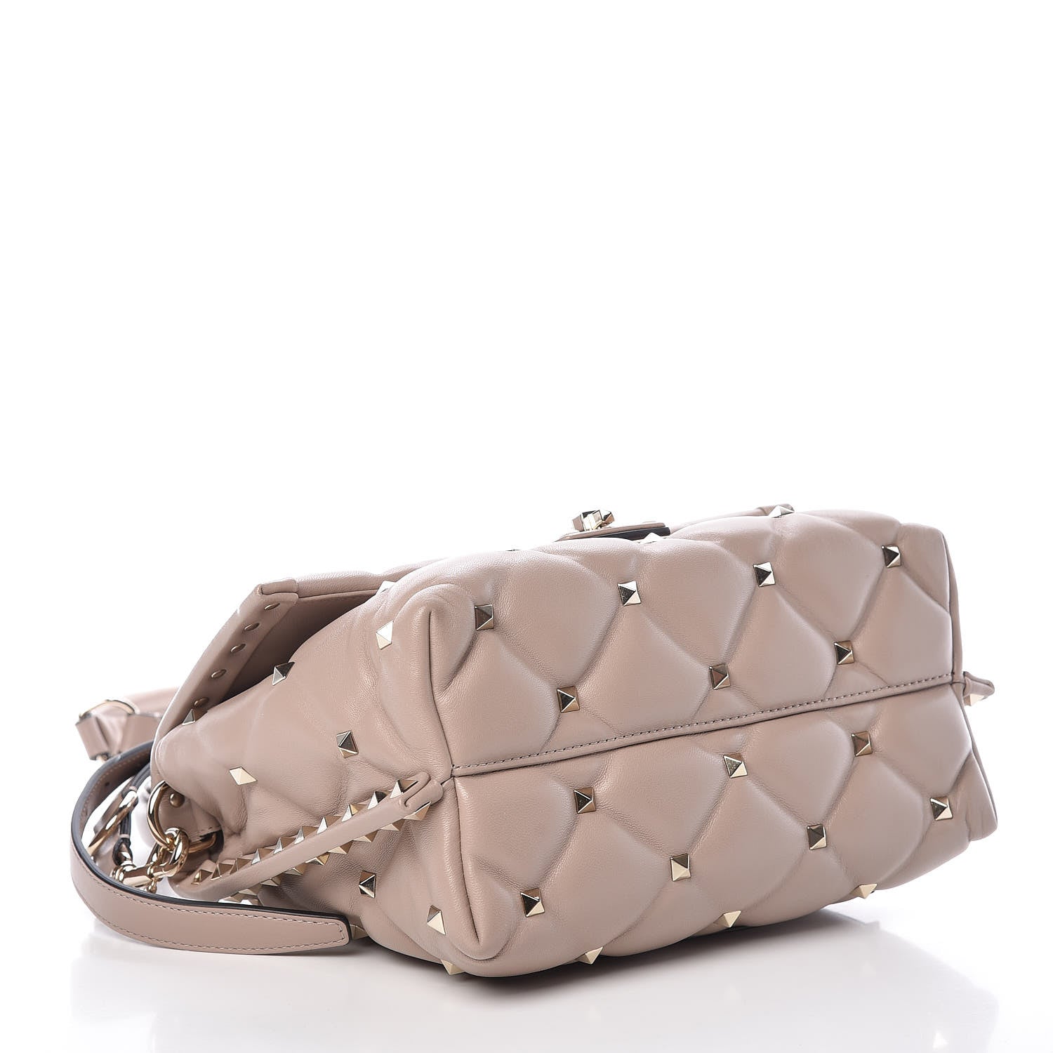 Valentino Garavani Nappa Medium Candystud Top Handle Bag Poudre 4 of 8