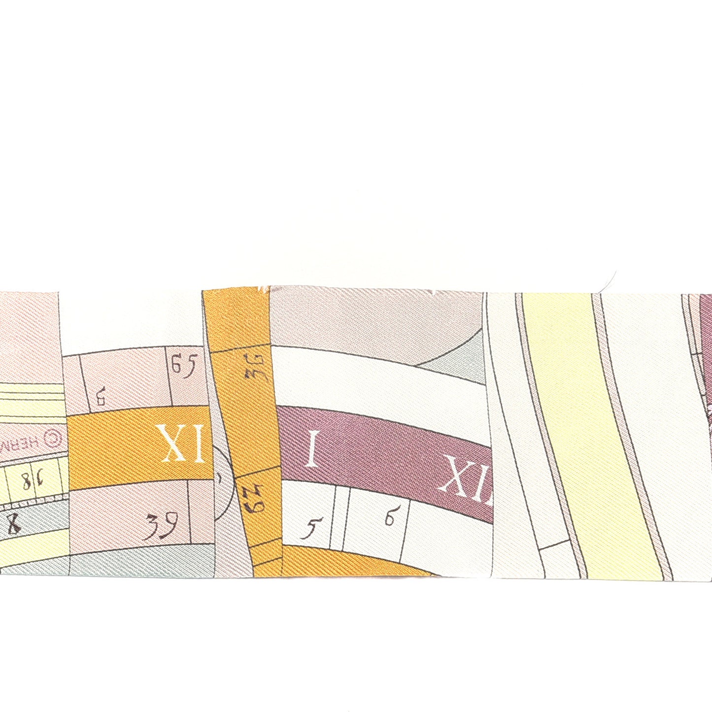 Silk Astrologie Nouvelle Twilly Jaune White Moutarde