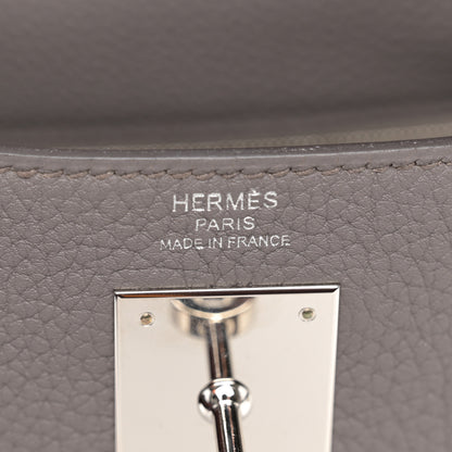 Hermes Togo Kelly Retourne 28 Etain 6 of 11