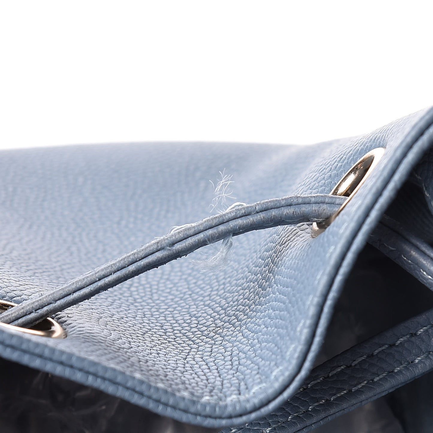 Caviar Quilted Business Affinity Backpack Light Blue