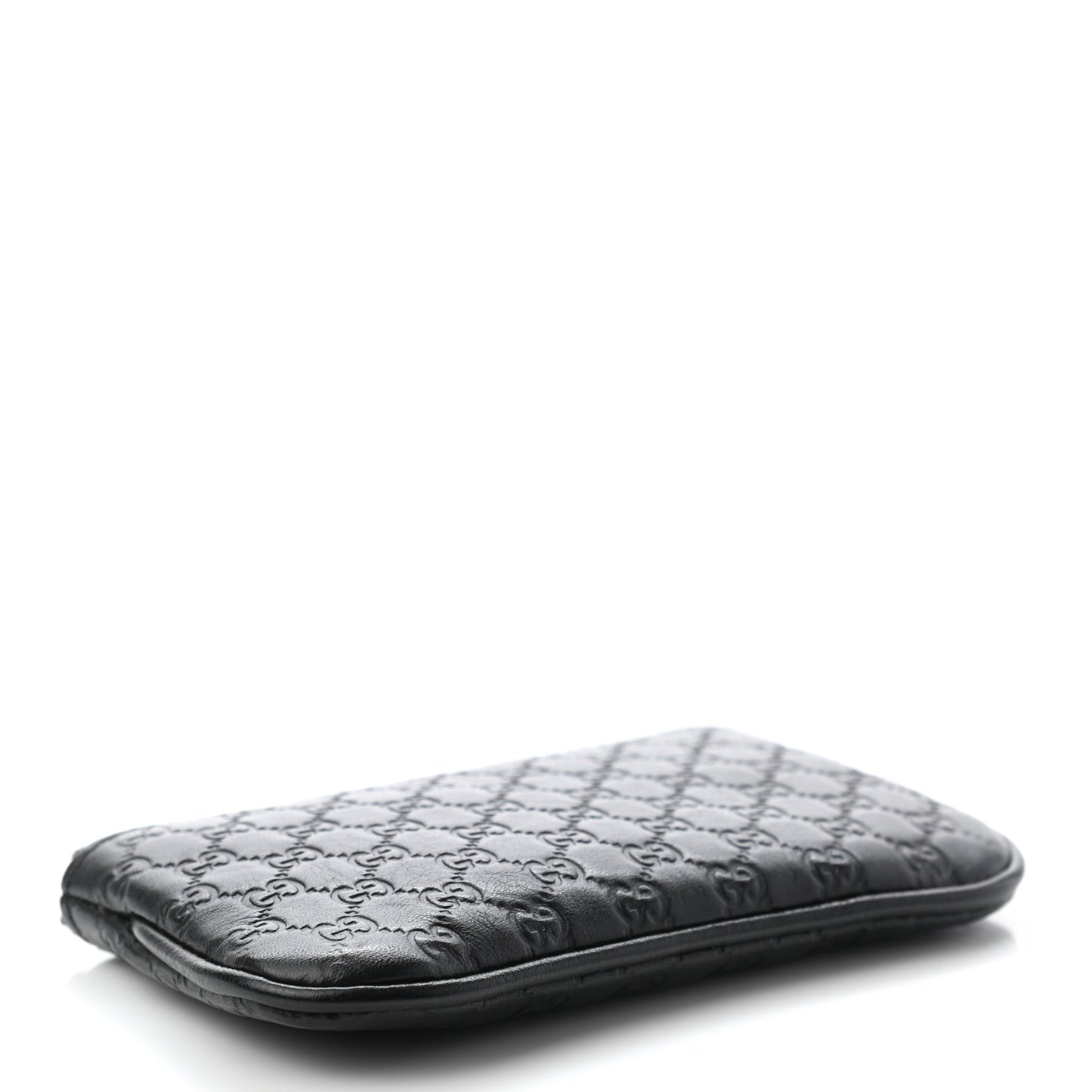 Microguccissima Key Ring Coin Case Black