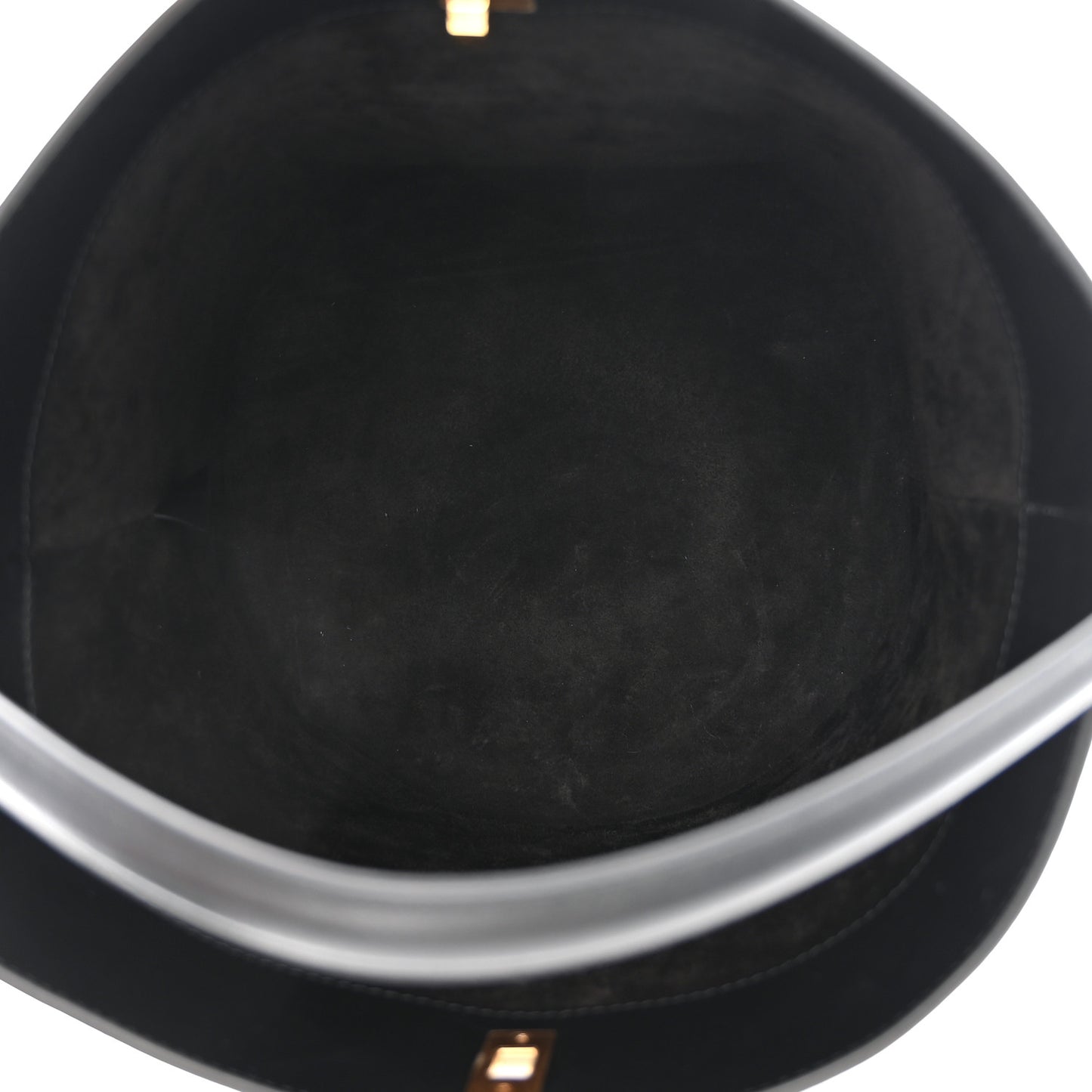Smooth Calfskin Bucket 16 Bag Black