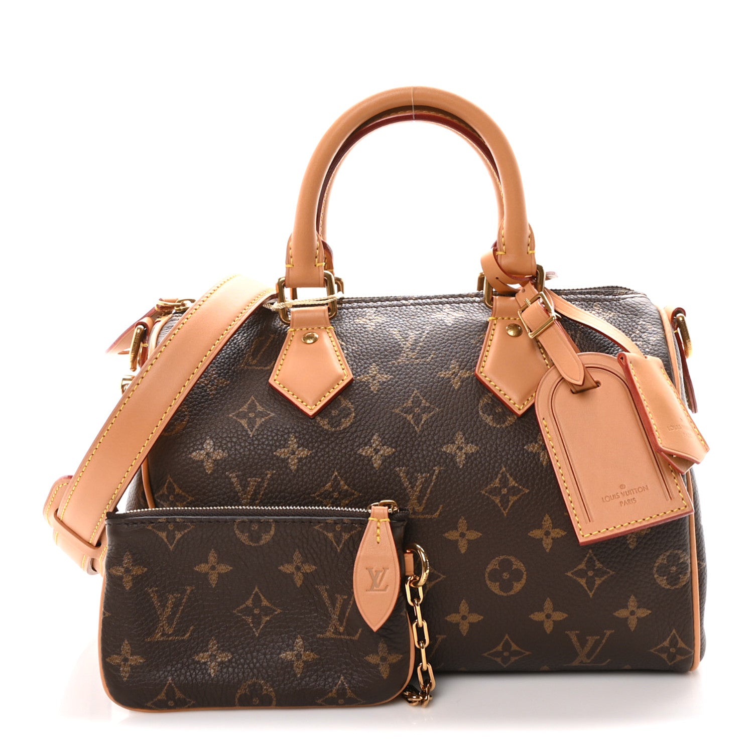 Louis Vuitton Calfskin Monogram Speedy P9 Bandouliere 25 3 of 12