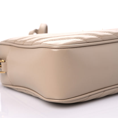 Saint Laurent Calfskin Matelasse Monogram Lou Camera Bag Dark Latte 8 of 11