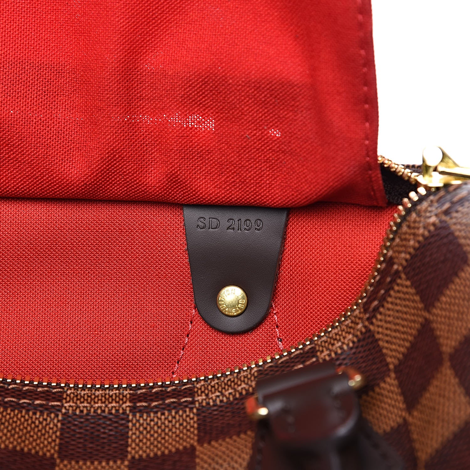 Louis Vuitton Damier Ebene Speedy Bandouliere 25 6 of 10
