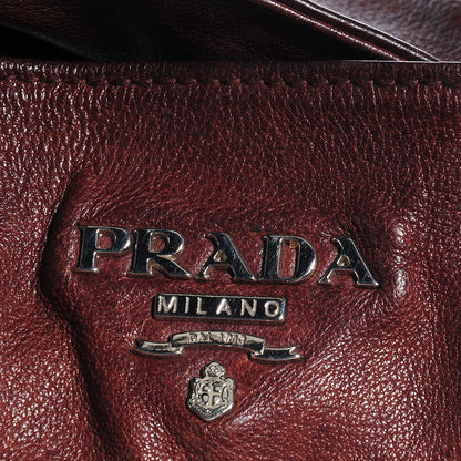 Prada Washed Buffalo Tote Cocco 5 of 10