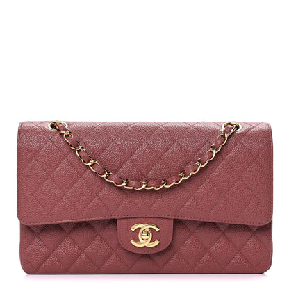 Chanel Caviar Quilted Medium Double Flap Red 1 of 14