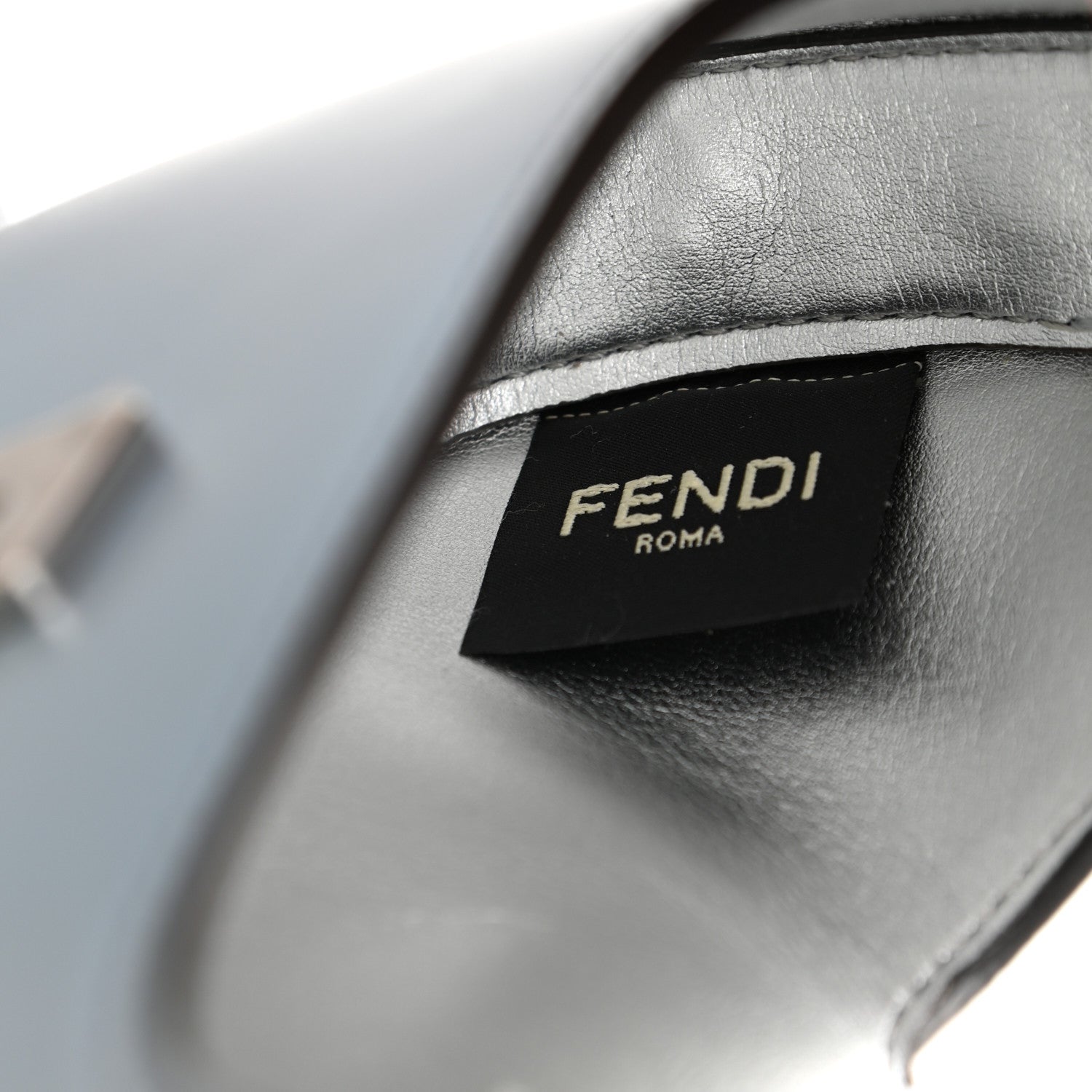 Fendi Vitello King Mini Cookie Hobo Bag Azzurro Baby 8 of 12