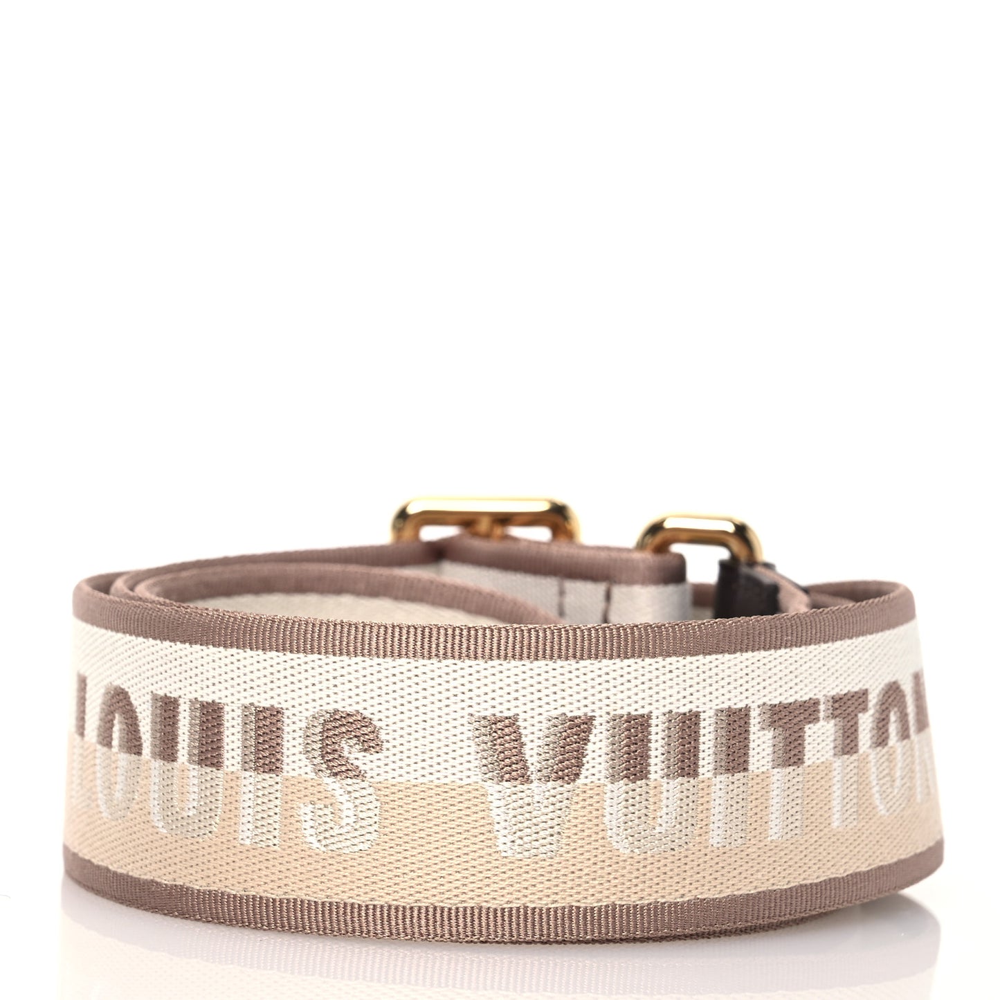 Jacquard Speedy Bandouliere 20 Shoulder Strap Beige Brown
