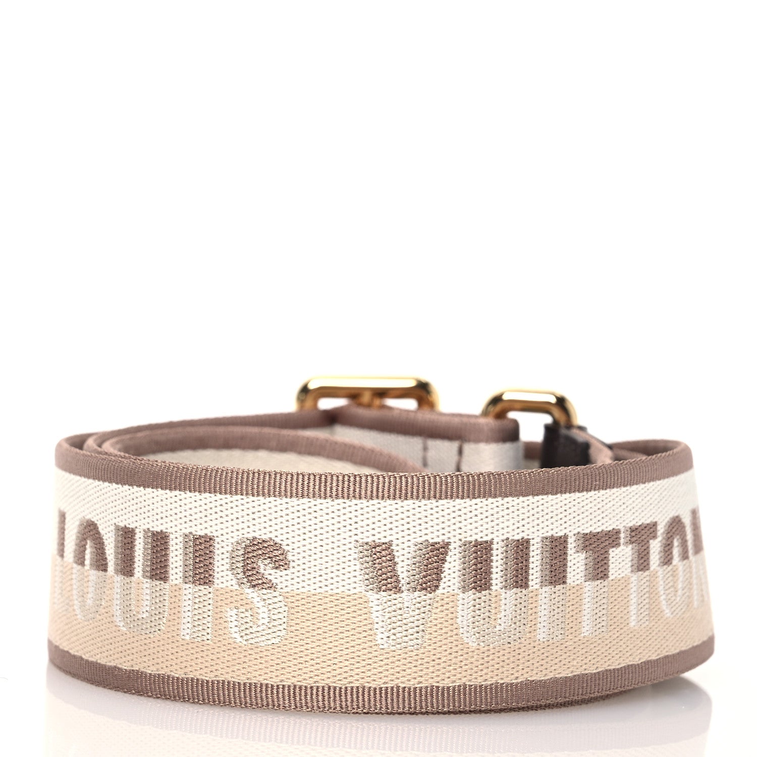 Louis Vuitton Jacquard Speedy Bandouliere 20 Shoulder Strap Beige Brown 2 of 4