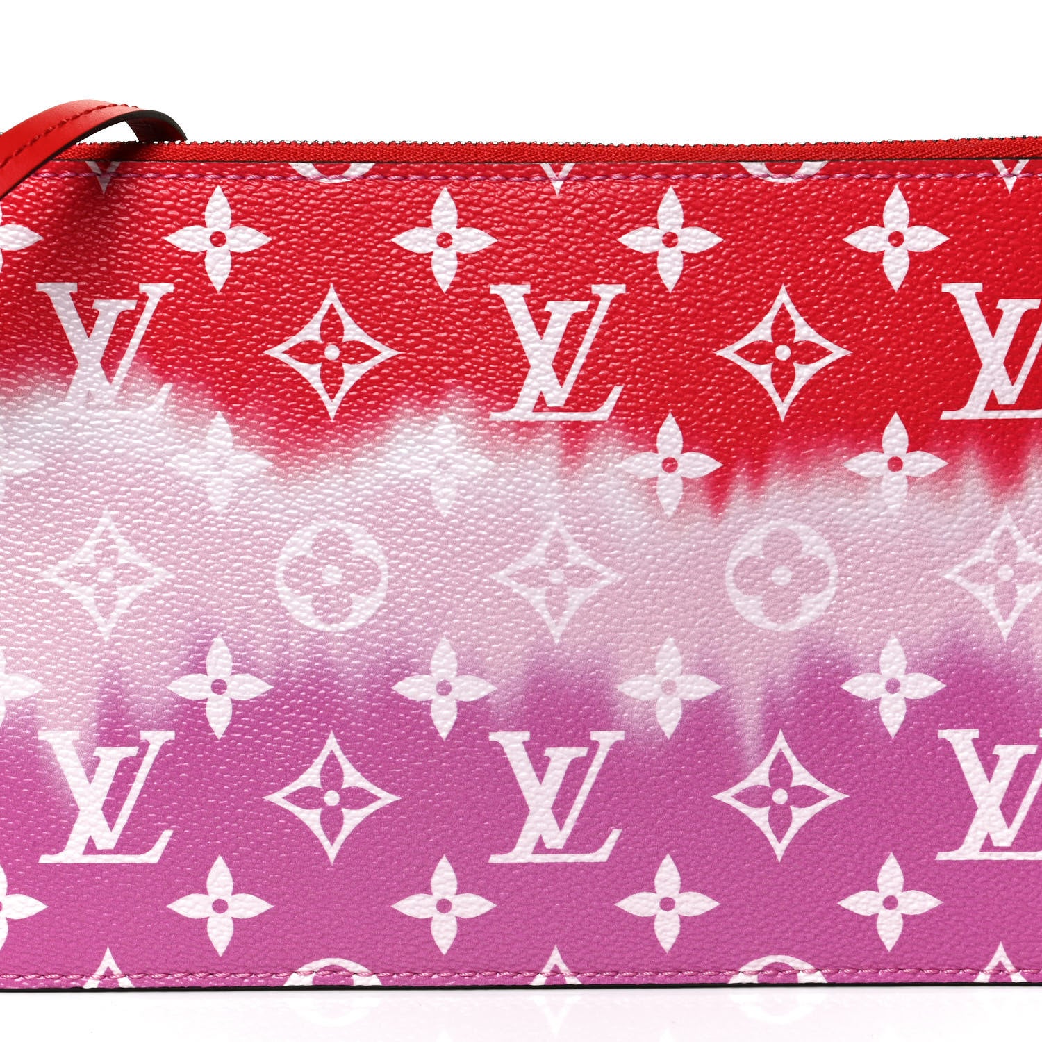 Louis Vuitton Monogram Escale Neverfull MM GM Pochette Rouge 8 of 8
