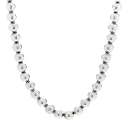 Tiffany Sterling Silver 10mm Hardwear Ball Necklace 1 of 5