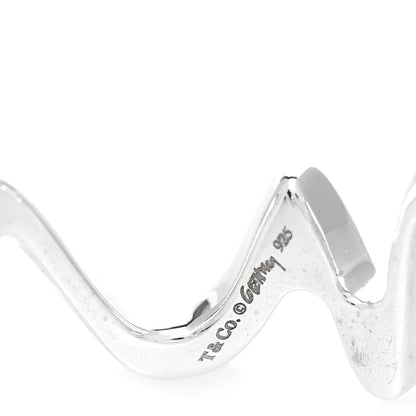 Tiffany Sterling Silver Frank Gehry Equus Ring 53 6.5 4 of 5