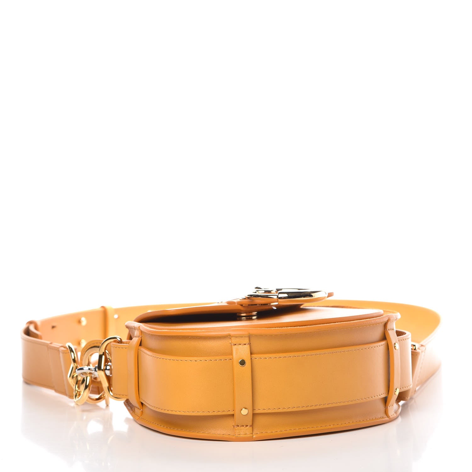 Chloe Calfskin Small Tess Bag Burning Camel 4 of 9