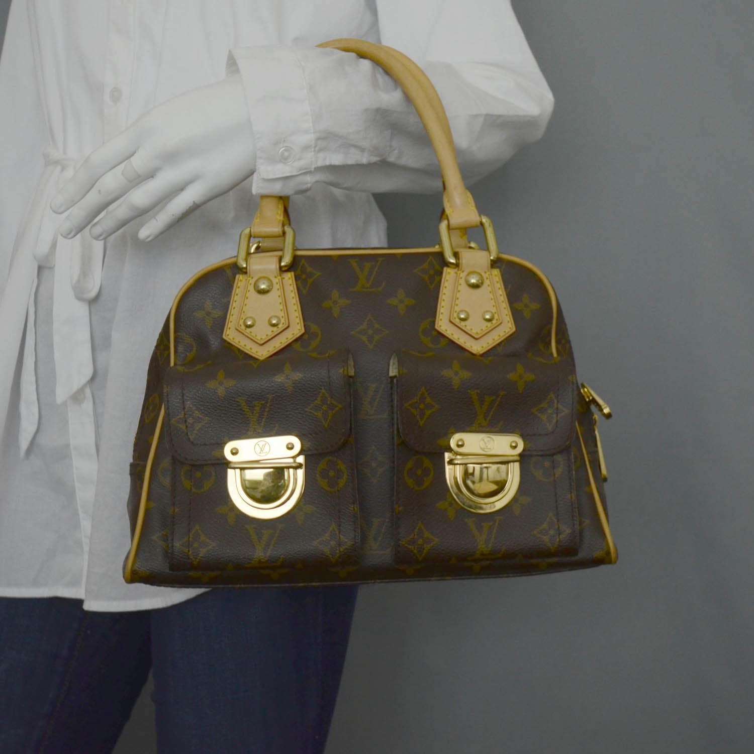 Louis Vuitton Monogram Manhattan PM 2 of 10