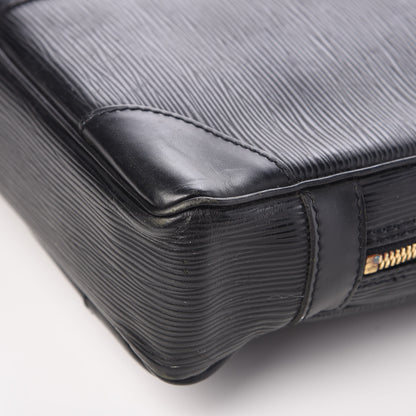 Louis Vuitton Epi Porte-Documents Voyage Briefcase Black 11 of 14