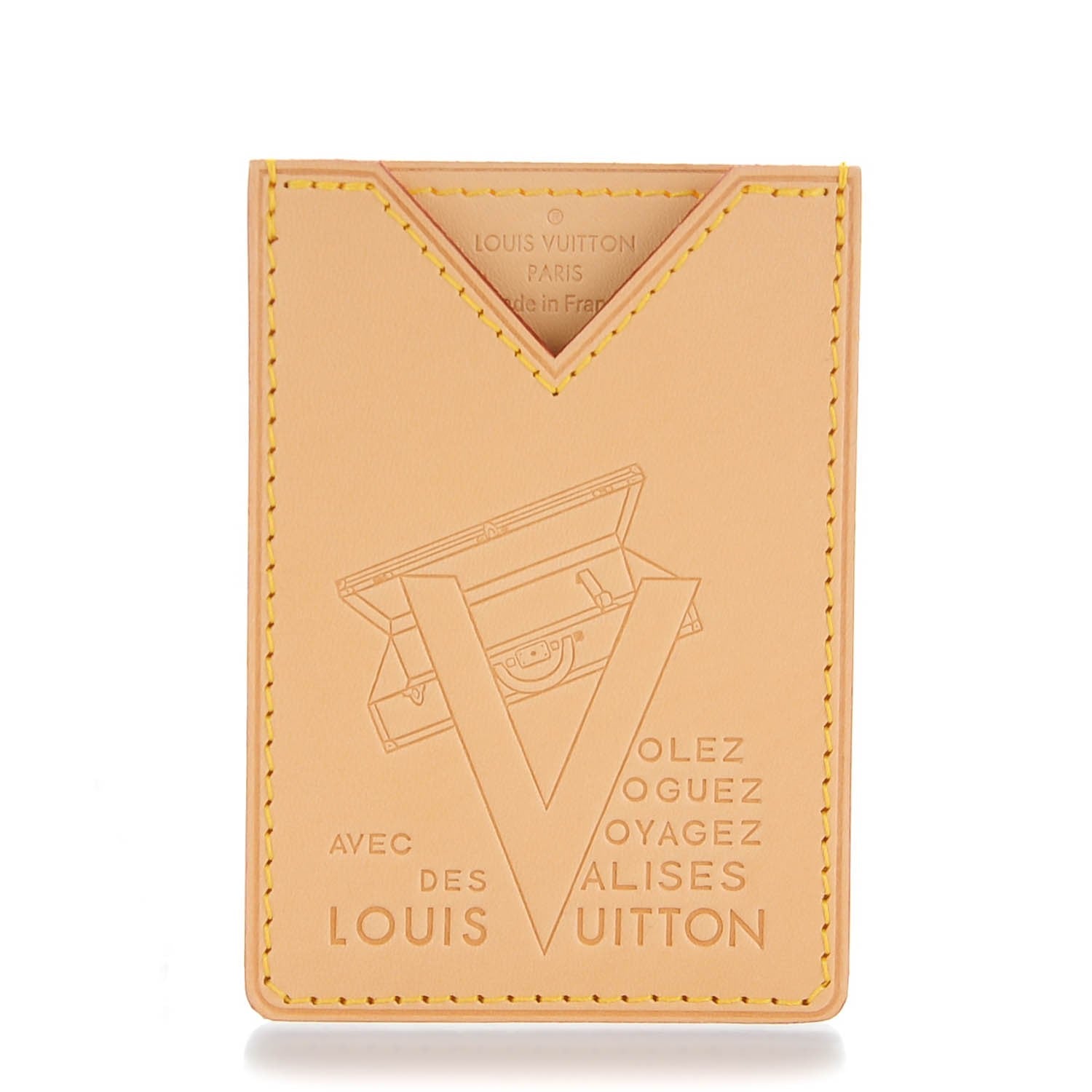 Louis Vuitton Vachetta Voyages Card Holder 1 of 5