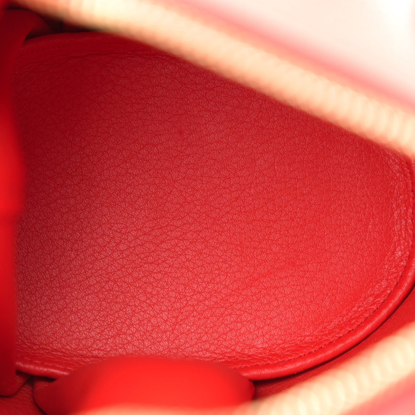 Calfskin Mini Elephant Crossbody Bag Scarlet Red