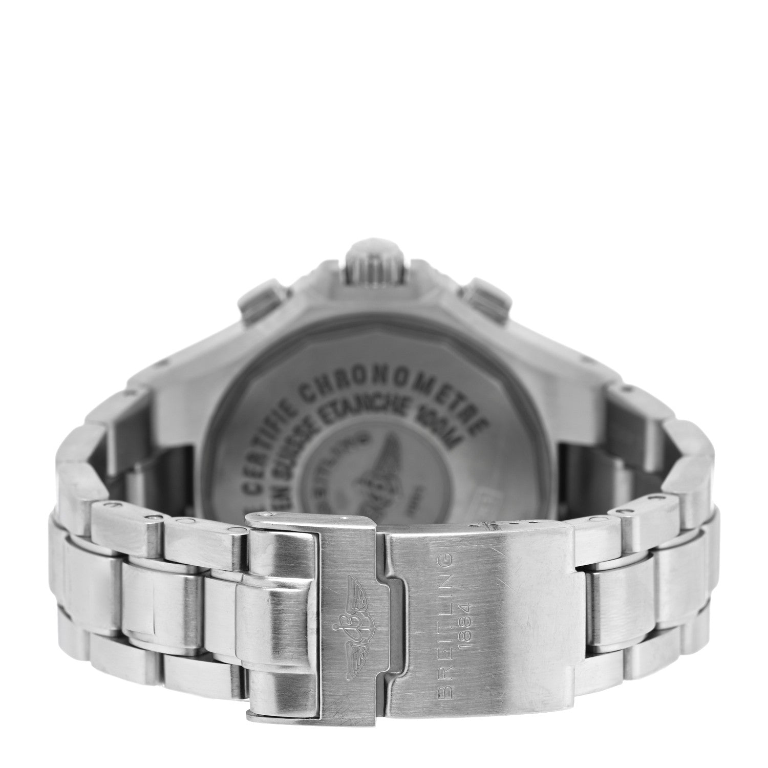 Breitling Stainless Steel 45mm Hercules Chronograph Automatic Watch Black A39363 3 of 5