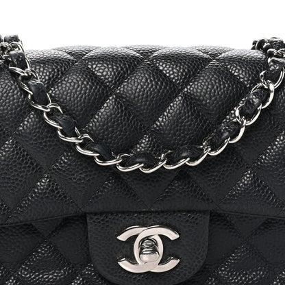 Chanel Caviar Quilted Mini Rectangular Flap Black 8 of 10