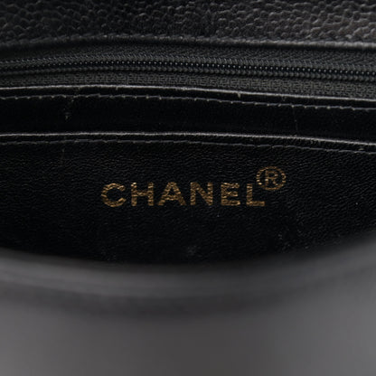 Chanel Caviar Flap Shoulder Bag Black 5 of 17