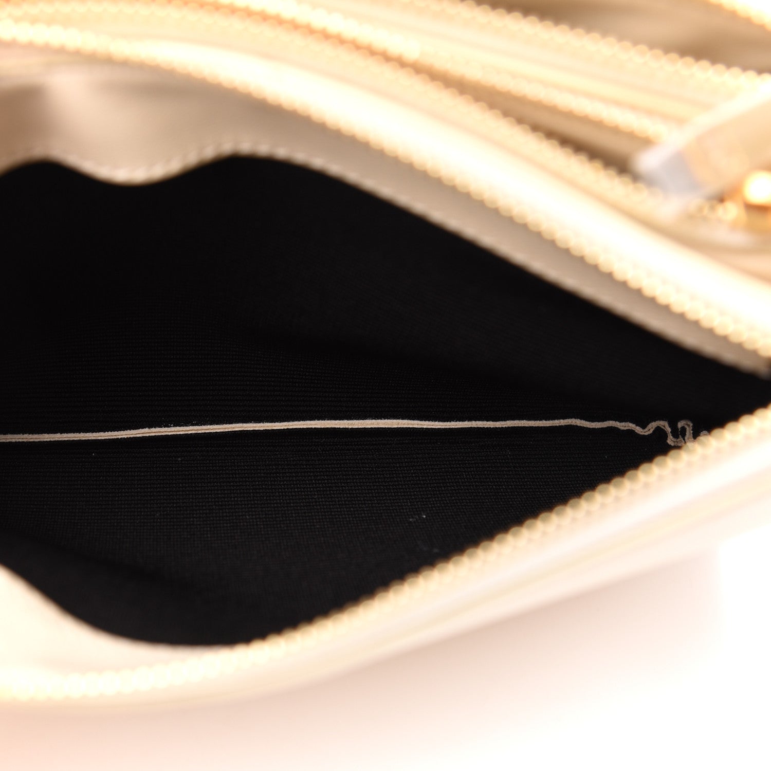 Celine Lambskin Small Trio Crossbody Bag White 7 of 10
