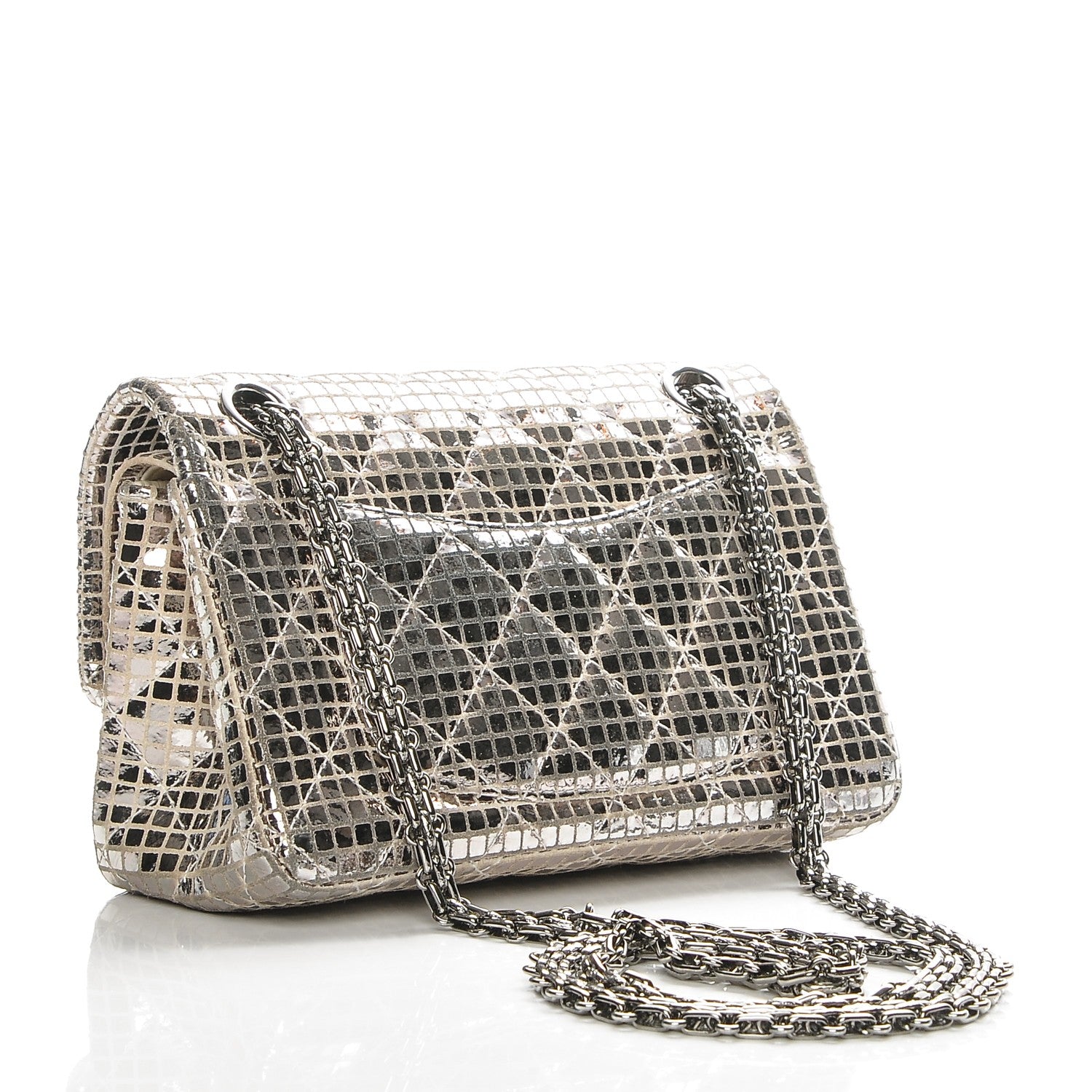 Chanel Mirror 2.55 Reissue 224 Flap Silver 3 of 7