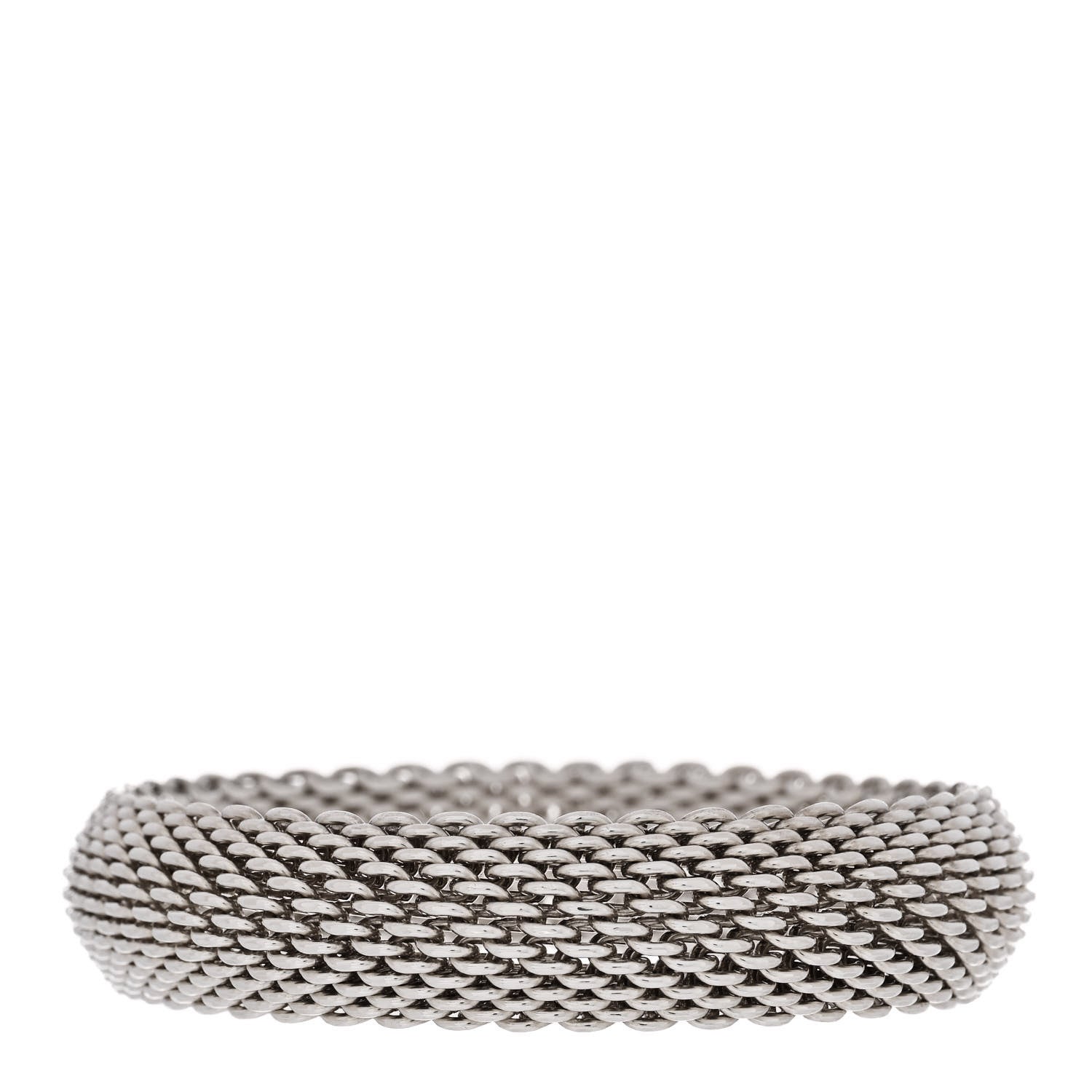 Tiffany Sterling Silver Somerset Mesh Bracelet 2 of 3