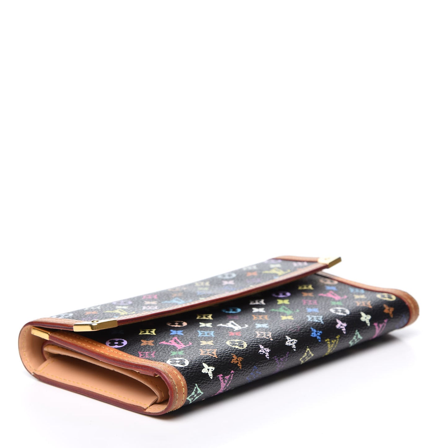 Monogram Multicolor Porte Tresor International Wallet Black