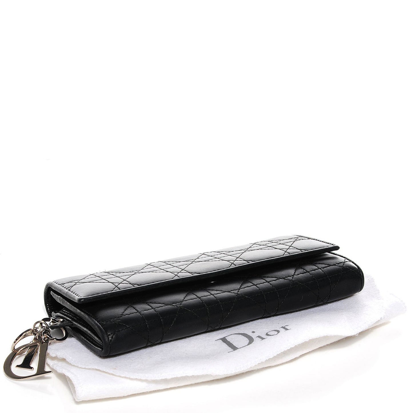 Lambskin Cannage Wallet Black
