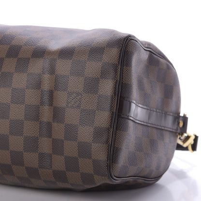Louis Vuitton Damier Ebene Speedy Bandouliere 25 7 of 9