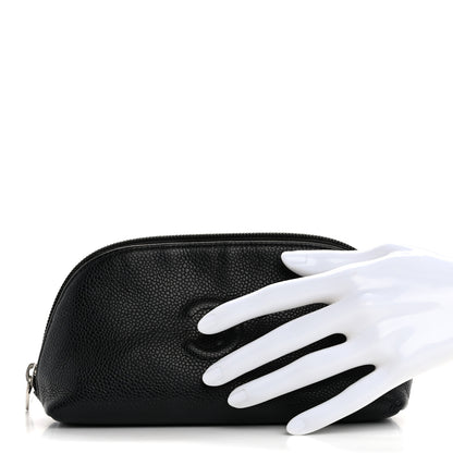 Chanel Caviar Timeless CC Cosmetic Pouch Black 2 of 14