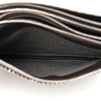 Celine Lambskin Small Trio Crossbody Bag White Brown 7 of 13