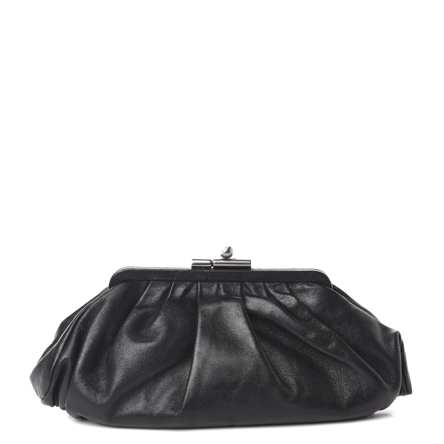 Chanel Lambskin Monte Carlo Clutch Black 1 of 11