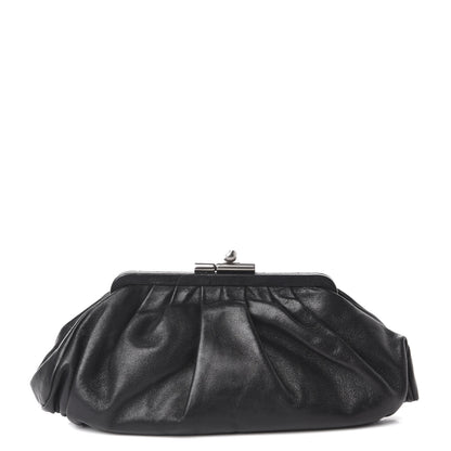 Chanel Lambskin Monte Carlo Clutch Black 1 of 11