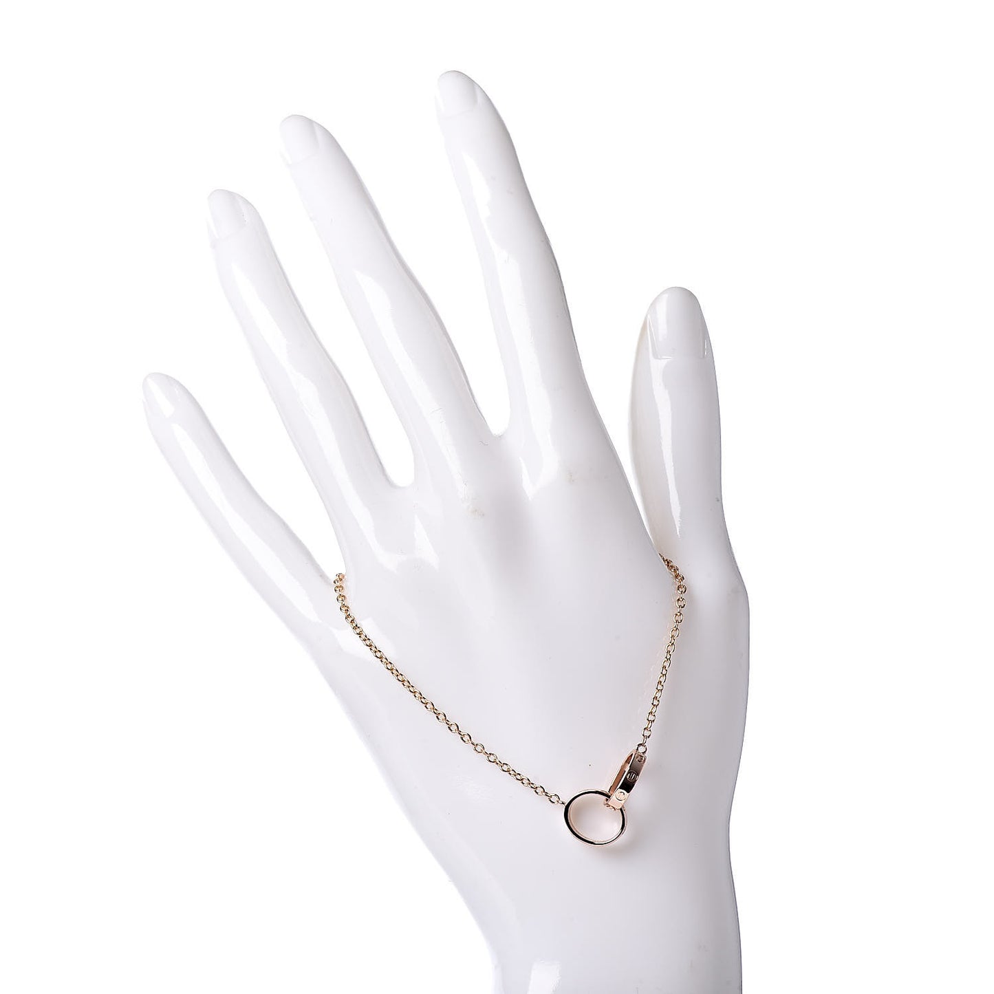 18K Pink Gold Interlocking LOVE Bracelet
