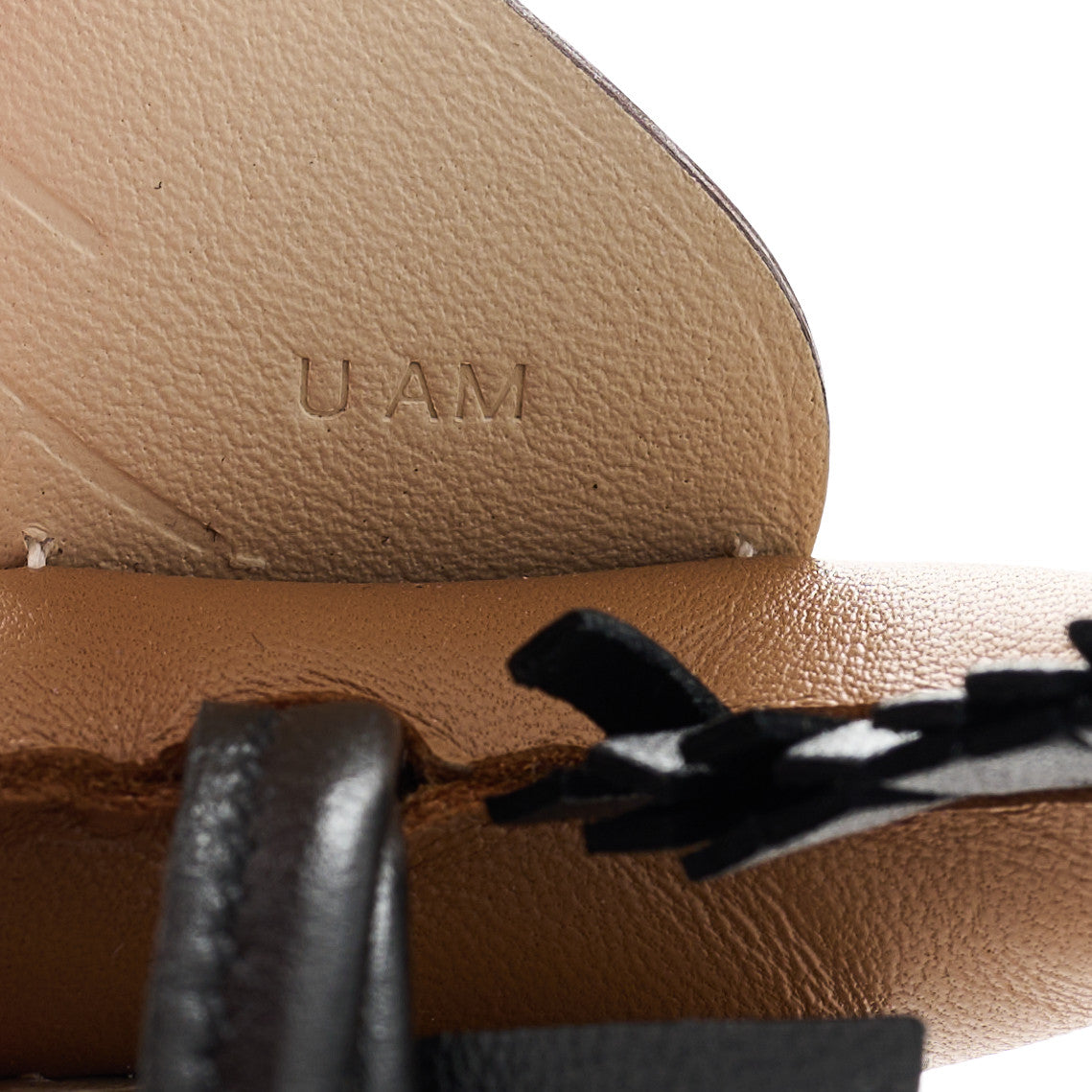 Milo Lambskin Grigri Rodeo Pegase Horse Bag Charm PM Chai Black Craie
