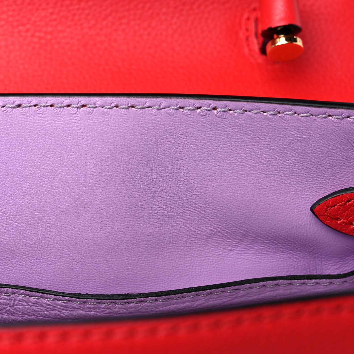 Versace Grained Calfskin Medium La Medusa Bag Red 12 of 17