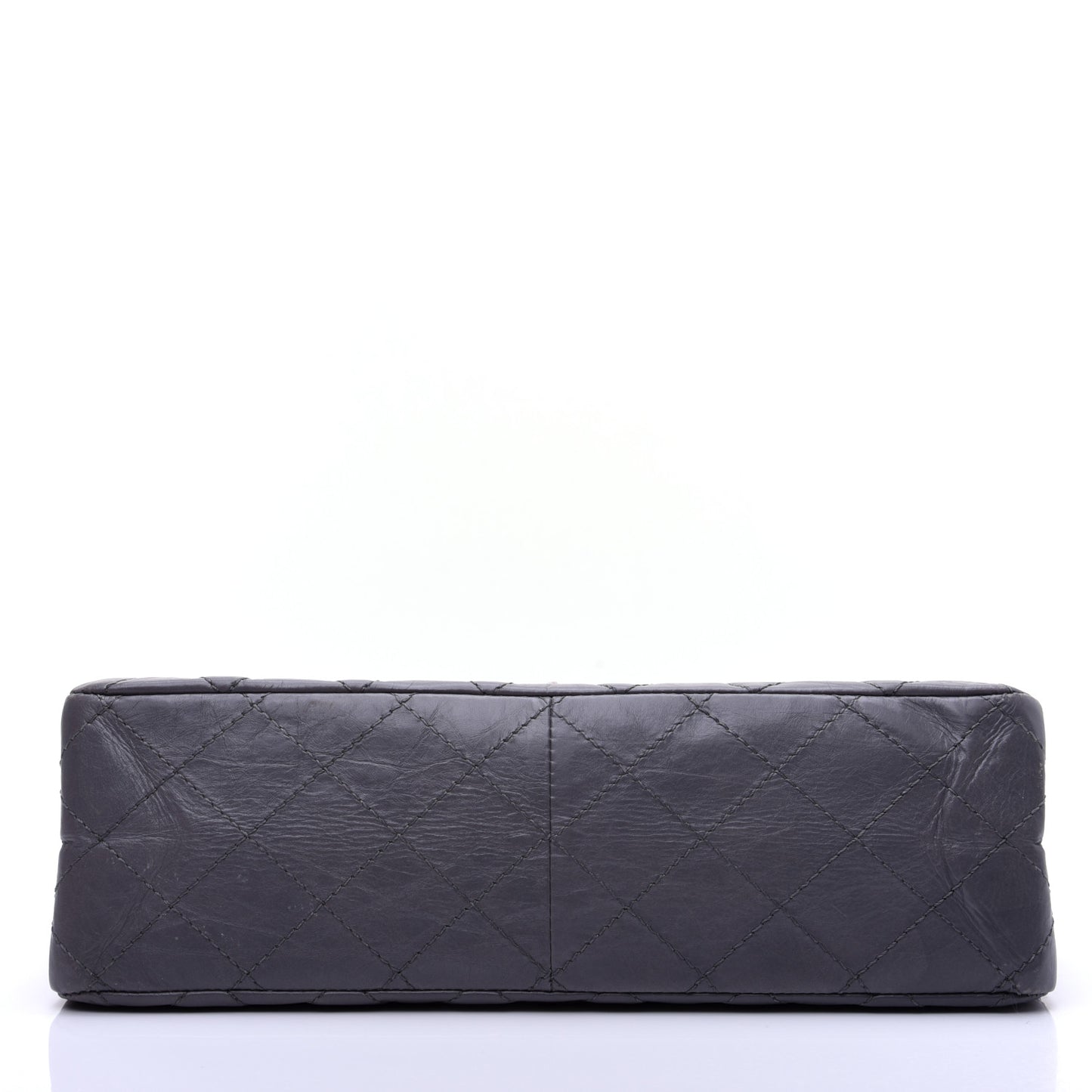 Aged Calfskin Quilted 2.55 Reissue 227 Flap Grey