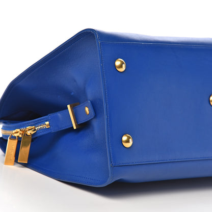 Saint Laurent Calfskin Medium Classic Y Cabas Royal Blue 8 of 10