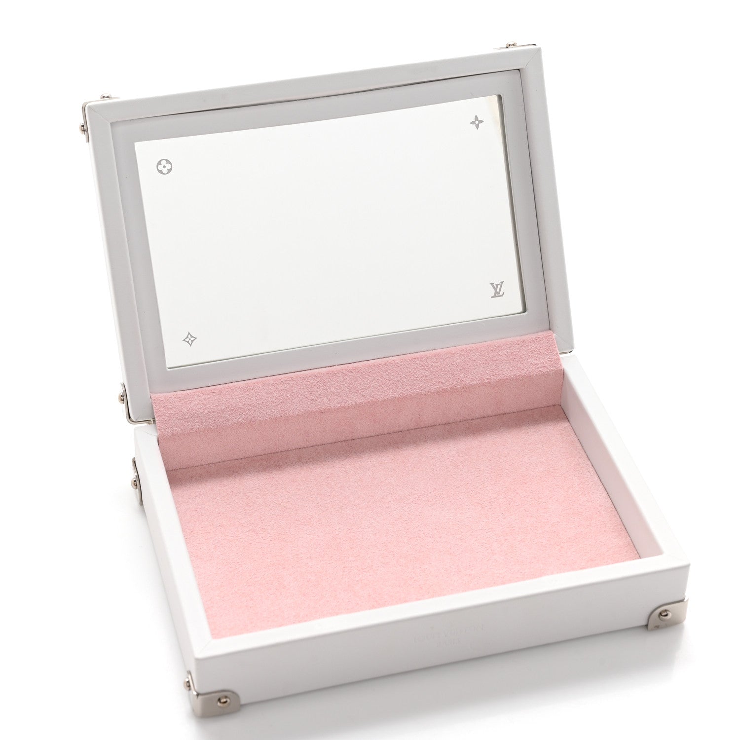 Louis Vuitton Monogram Mirror Jewelry Box White 7 of 10