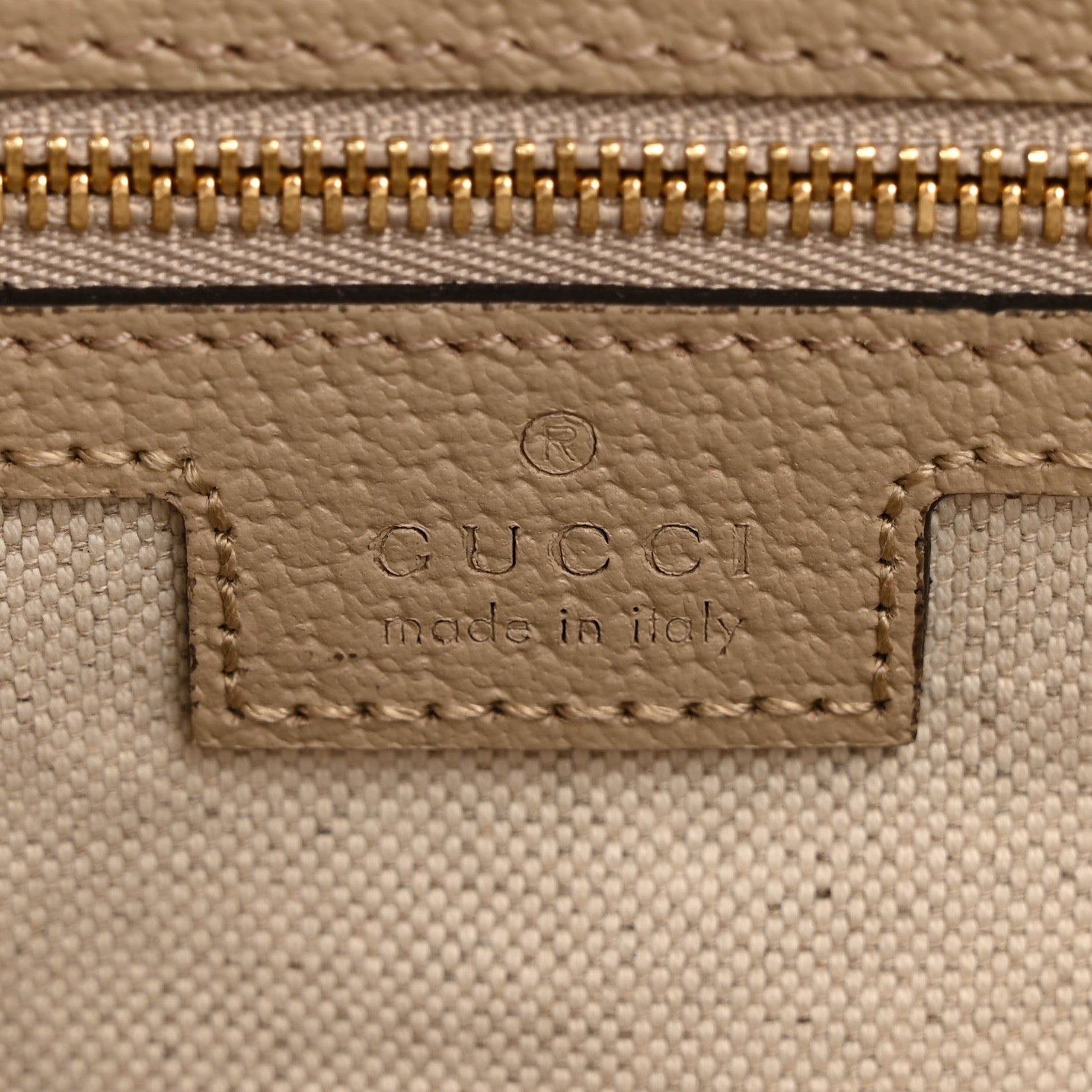 Gucci GG Supreme Monogram Textured Dollar Calfskin Web Large Ophidia Shopping Tote Beige Mystic White Oatmeal 6 of 13