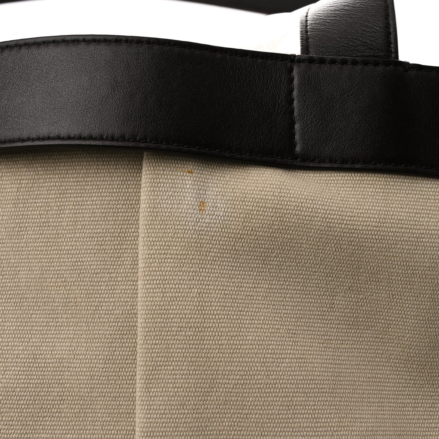 Canvas Nappa Intreccio Arco Tote Griege Fondant