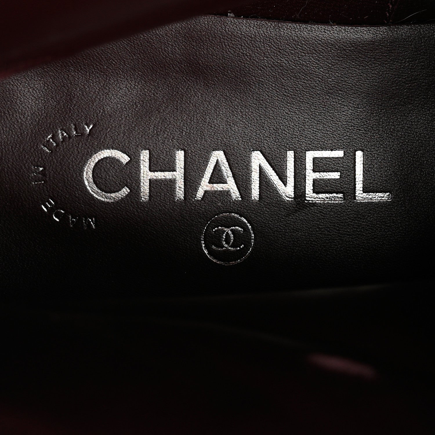 Chanel Crackled Calfskin Velvet Pearl Combat Short Boots 41 Black 8 of 8