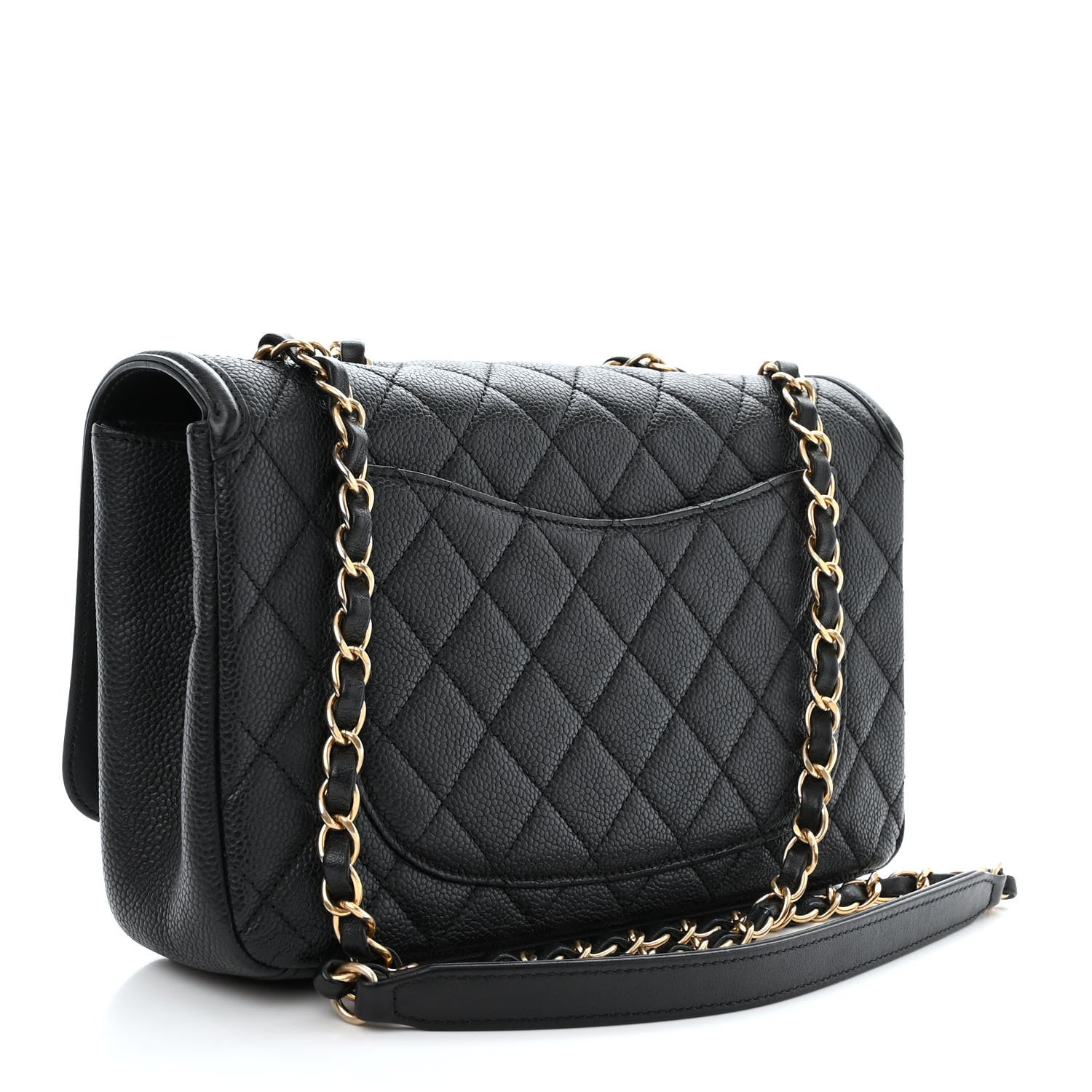 Chanel Caviar Quilted Medium CC Filigree Flap Black 3 of 11