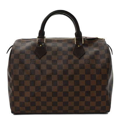Louis Vuitton Damier Ebene Speedy 30 1 of 10