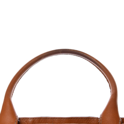 Gucci Calfskin Web Medium Heritage Tote Tan 25 of 25