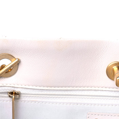 Chanel Caviar Quilted Sweet Classic Shopping Tote White 12 of 15