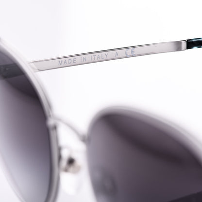 Chanel Round Spring Sunglasses 4206 Black Silver 6 of 7