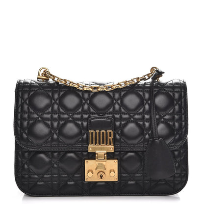 Christian Dior Lambskin Cannage Large Dioraddict Flap Bag Black 1 of 6